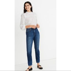 NWT: The High Rise Slim Crop Boyfriend Jean